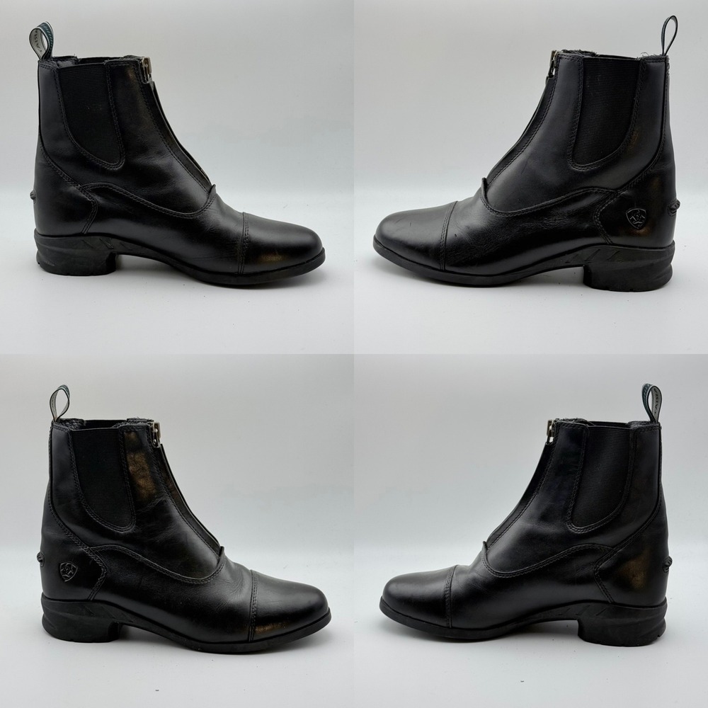 Ariat Heritage IV Zip Paddock Boots Equestrian Womens 8B Black - Picture 2 of 12